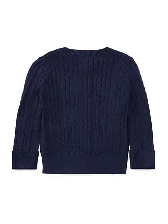 POLO RALPH LAUREN | Gilet en tricot pour bébé | dunkelblau